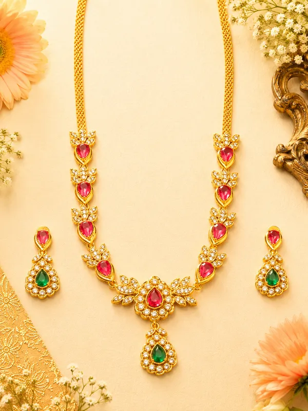 Ragini_Semi_Precious_Stones_Neckless_Set