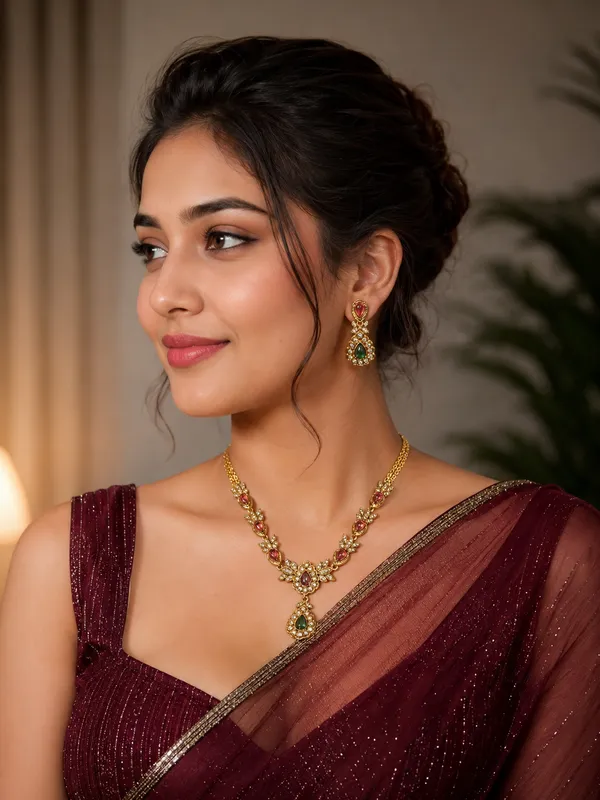 Ragini_Semi_Precious_Stones_Neckless_Set