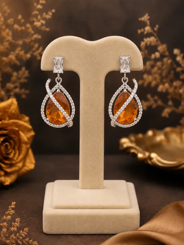 Daizy_Citrine_Diamond_Earrings