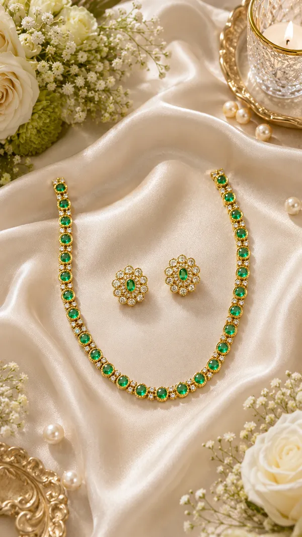 Anugya_Emerald_Necklace_Set