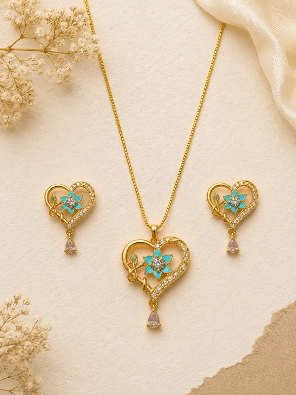 Preyashi_Mint_Pendant_Set