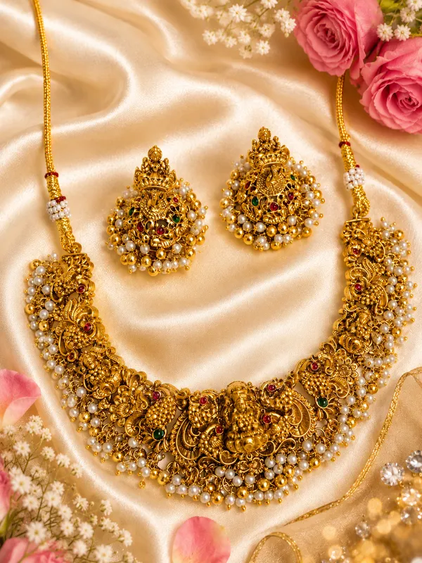 Bhagya_Lakhsmi_Gold_3D_Neckless_Set