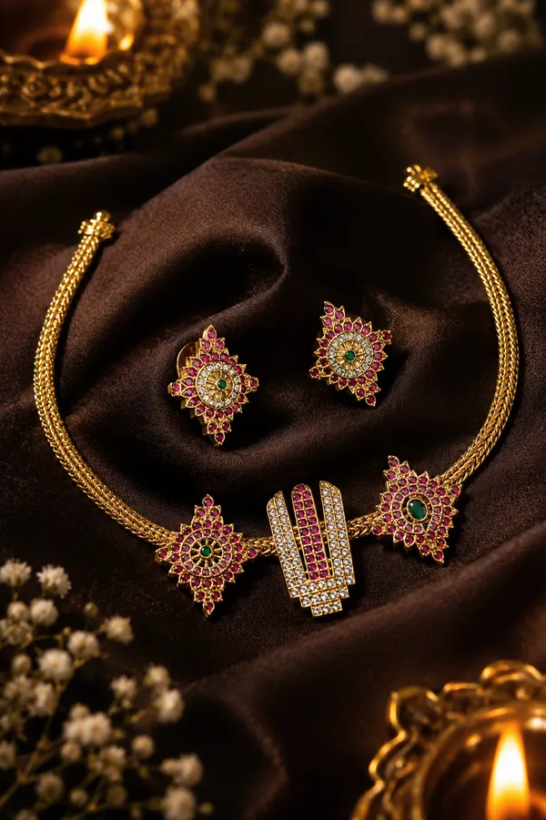 Shankh_Gold_Neckless_Set