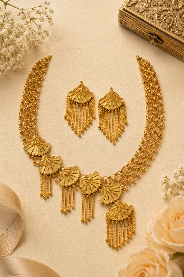 Jhumar_Gold_Necklace_Set