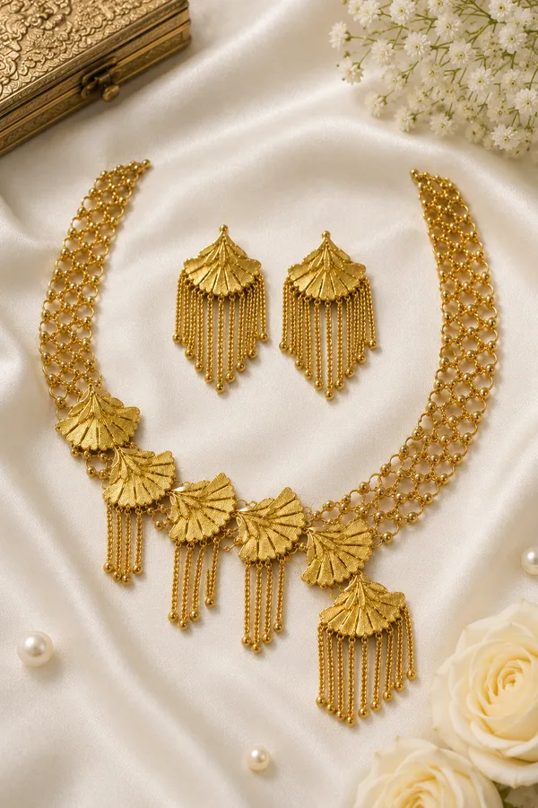 Jhumar_Gold_Necklace_Set