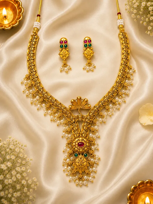 Shesha_Gold_Neckless_Set