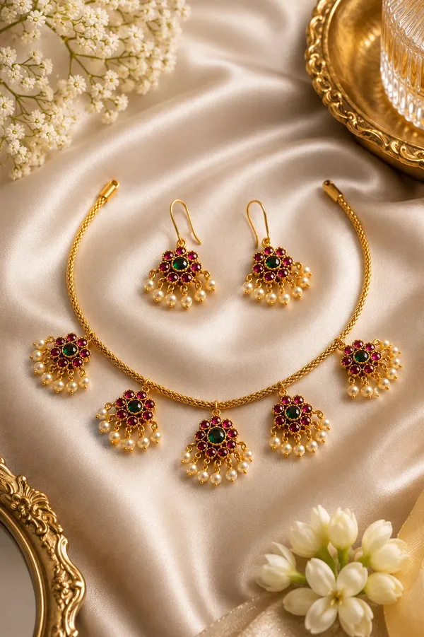 Sundari_Gold_And_Semi_Precious_Stones_Necklace_Set