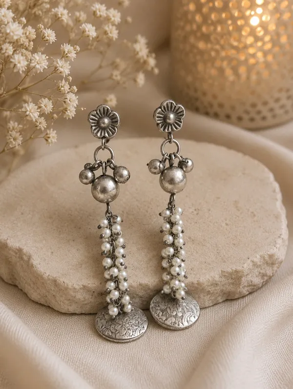 Nitya_Silver_Earrings