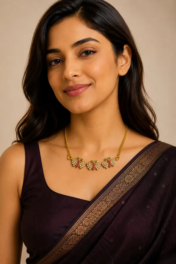 Teen_Titli_Choker_Earrings_Are_Not_Included