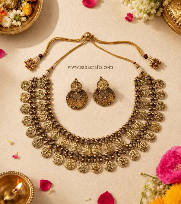 Priti_Gold_Neckless_Set