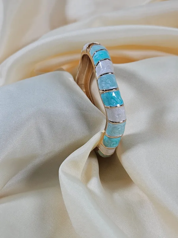 Ceren_Luxury_Enamel_Bracelet_Openable_Size_2_2_2_8_Waterproof_Sweat_Proof_Hypoallergenic_Anti_Tarnish