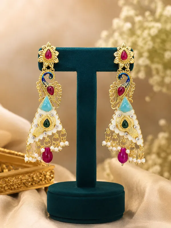Krupa_Long_Kashmiri_Earrings