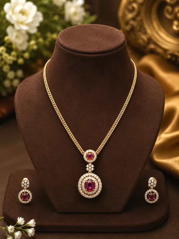 Rheha_Ruby_Pendant_Set