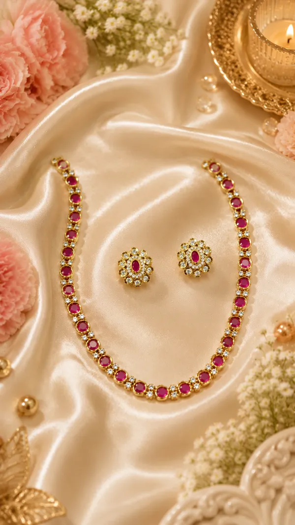 Anugya_Ruby_Necklace_Set