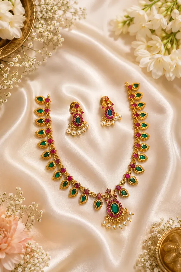 Sakhii_Gold_Neckless_Set