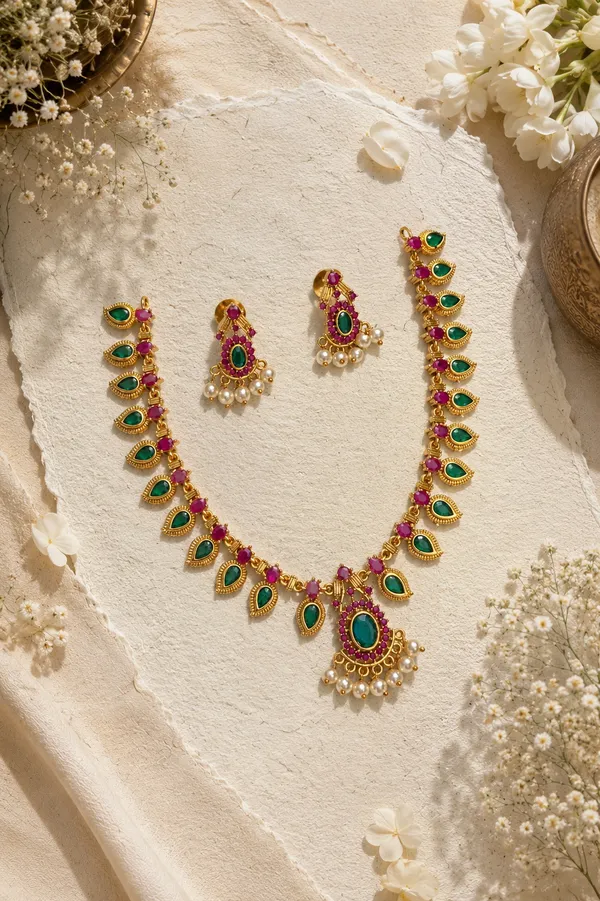 Sakhii_Gold_Neckless_Set