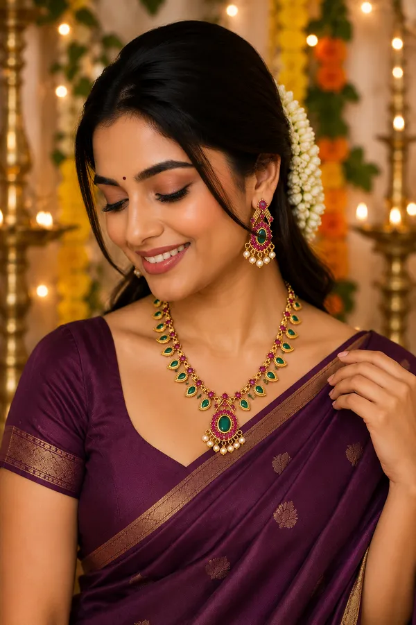 Sakhii_Gold_Neckless_Set