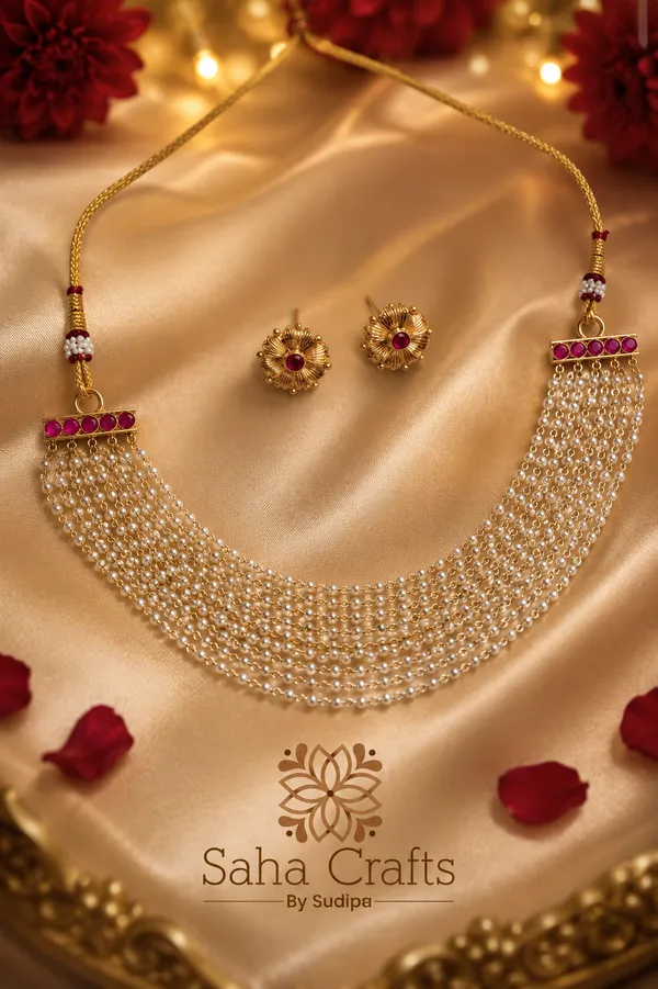 Hyderabadi_Pearl_Layer_Neckless_Set