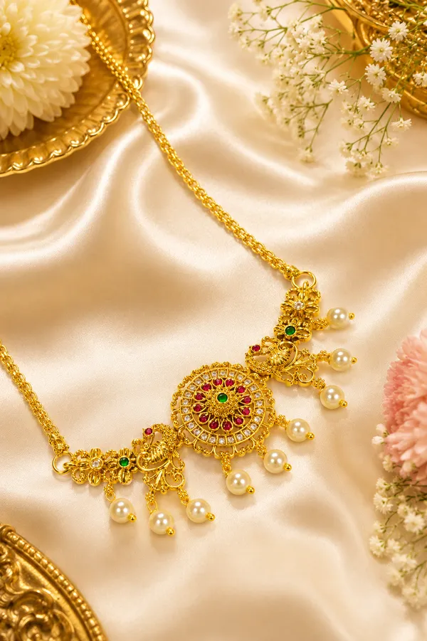 Damini_Choker_Earrings_Are_Not_Included