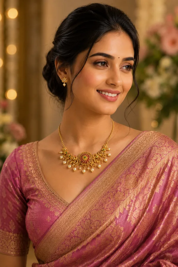 Damini_Choker_Earrings_Are_Not_Included