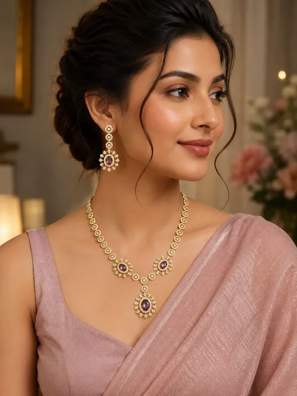 Raya_Diamond_Amythist_Neckless_Set