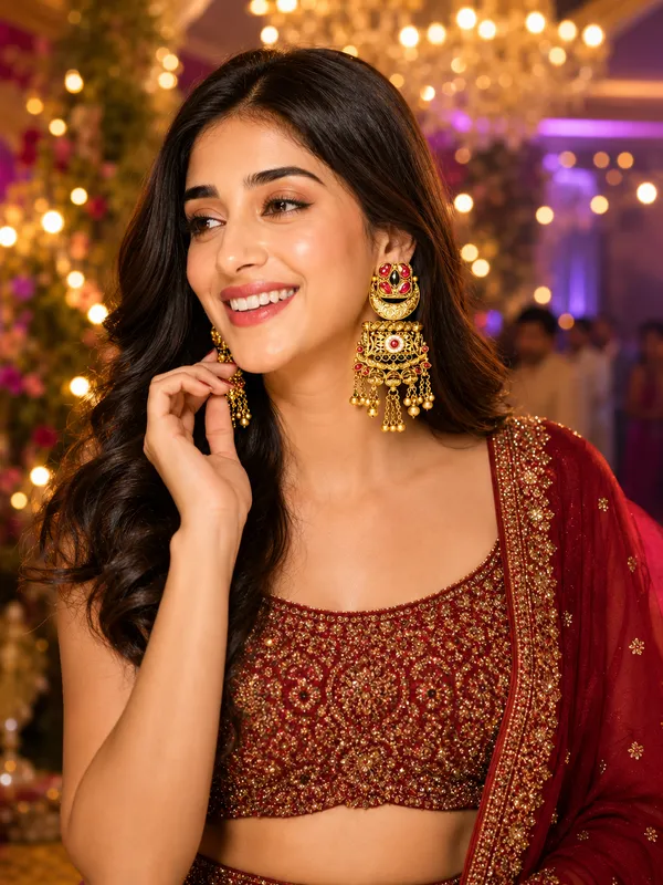 Aapsara_Long_Kashmiri_Earrings