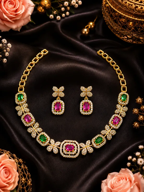 Rheha_Semi_Precious_Stones_Neckless_Set