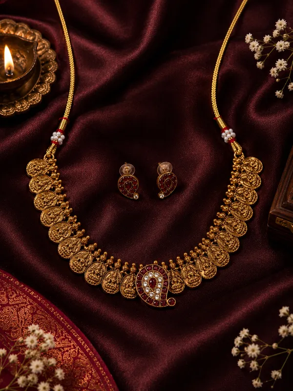 Rasili_Ginni_Gold_Neckless_Set