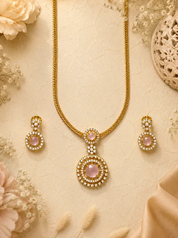 Rheha_Rose_Quartz_Pendant_Set