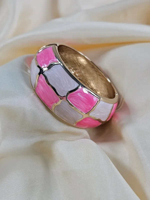 Deniz_Luxury_Enamel_Bracelet_Openable_Size_2_2_2_8_Waterproof_Sweat_Proof_Hypoallergenic_Anti_Tarnish