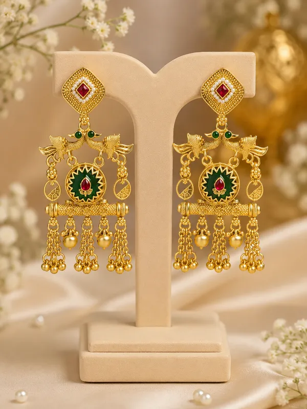 Sohini_Long_Kashmiri_Earrings