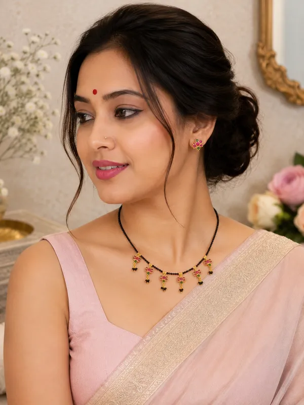 Roohi_Black_Diamond_Neckless
