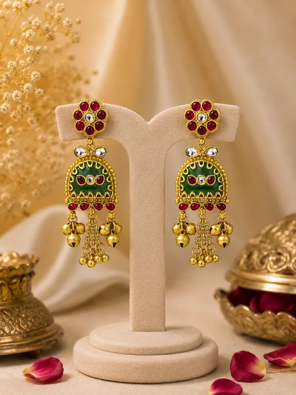 Rukmini_Long_Kashmiri_Earrings
