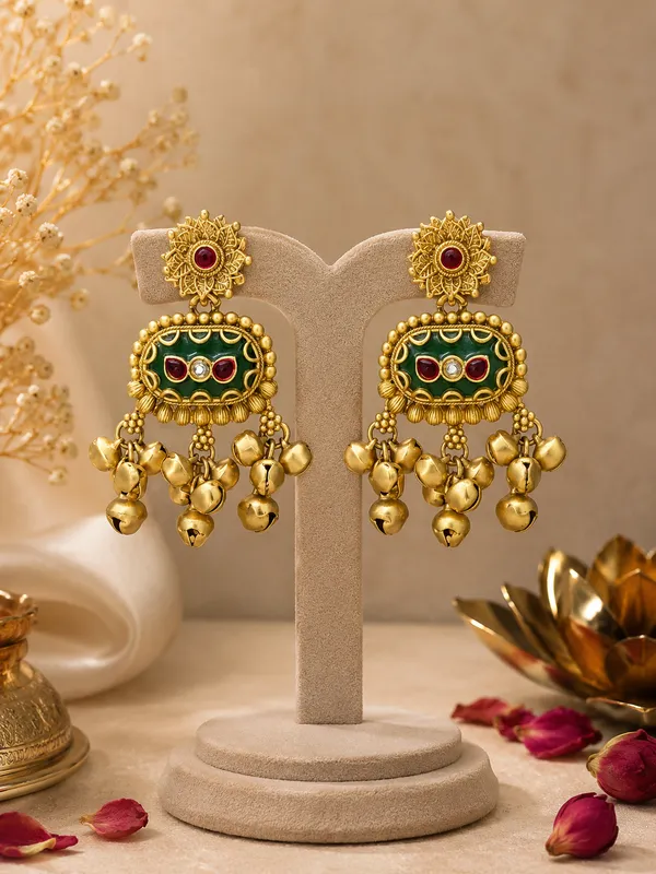Preyashi_Long_Kashmiri_Earrings