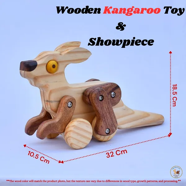 Wooden_Kangaroo_Toy_And_Showpiece