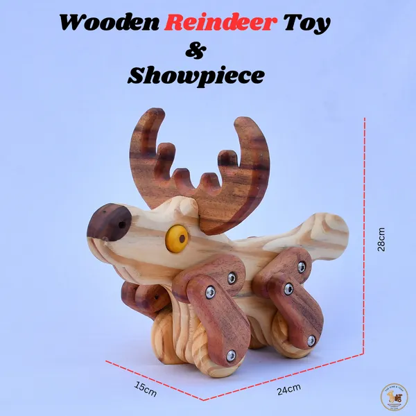 Wooden_Reindeer_Decorative_Showpiece