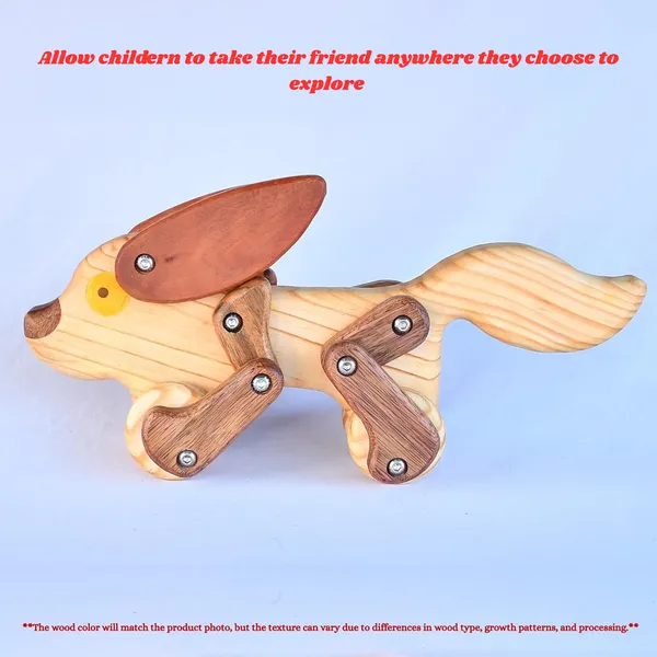 Wooden_Articulated_Fox_Toy_Showpiece