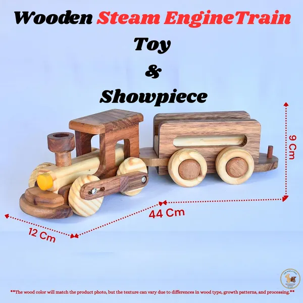 Wooden_Train_Engine_And_Carriage_Toy