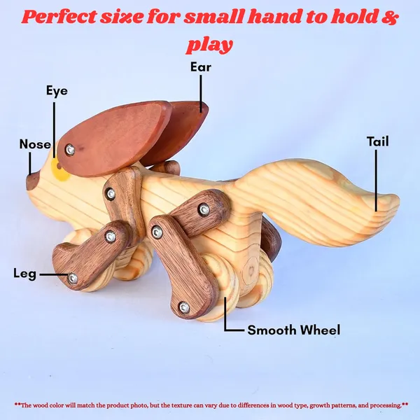 Wooden_Articulated_Fox_Toy_Showpiece