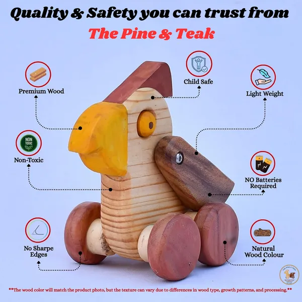 Wooden_Parrot_Rolling_Toy_And_Showpiece