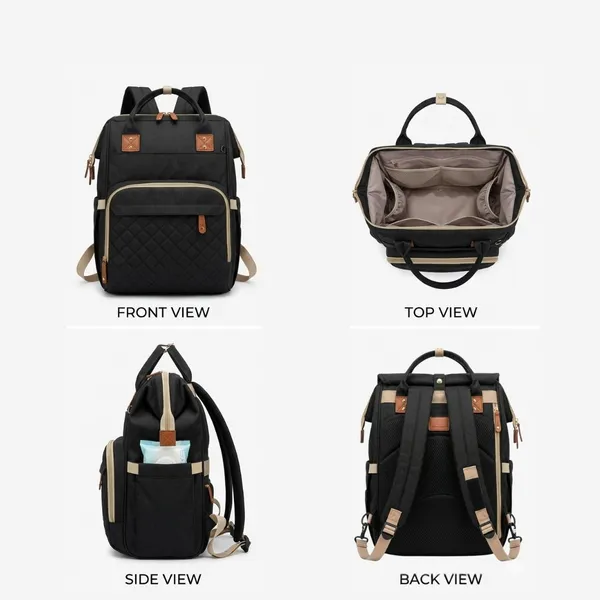 NikkiPuchu_Nestpack_Black_Fabric_Multi-Compartment_Backpack_for_Men_And_Women_B-69-Black
