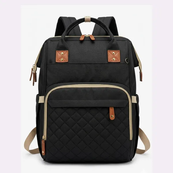 NikkiPuchu_Nestpack_Black_Fabric_Multi-Compartment_Backpack_for_Men_And_Women_B-69-Black