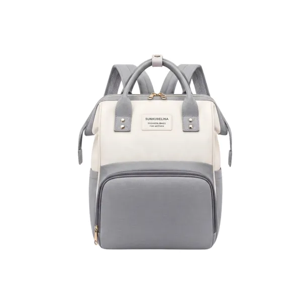 NikkiPuchu_TwinneWhite_And_Grey_Structured_Baby_Backpack_for_Parents_B-79-Grey