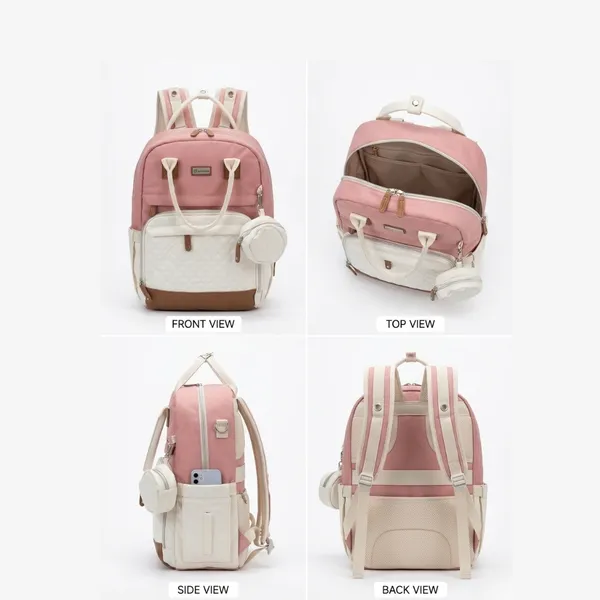 NikkiPuchu_Cloudcare_Pink_Casual_Backpack_With_Headphones_for_Kids_B-74-pink_white