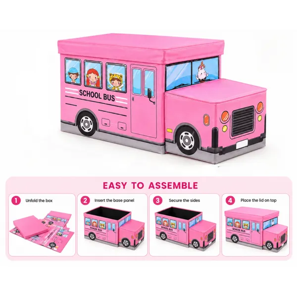 Nikki_Puchu_Truck_Storage_BoxPink_School_Bus_Toy_Vehicle_for_Kids_ST6014-Pink