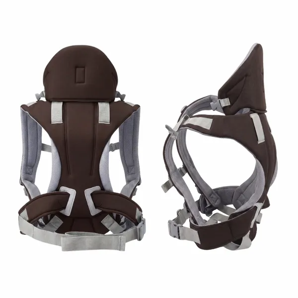 NikkiPuchu_baby_carrierBrown_Fabric_Adjustable_Baby_Carrier_for_Babies_BCB003