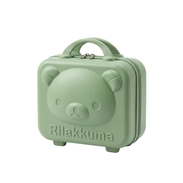 NikkiPuchu_Baby_travel_suitcaseGreen_Rilakkuma_Portable_Lunch_Box_CD6014-green