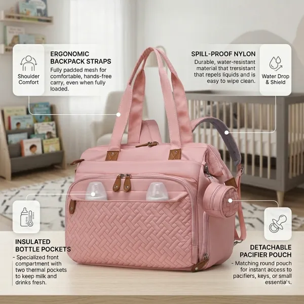NikkiPuchu_Via_Pink_Multiway_Backpack_Bag_for_Women_B-71-Pink