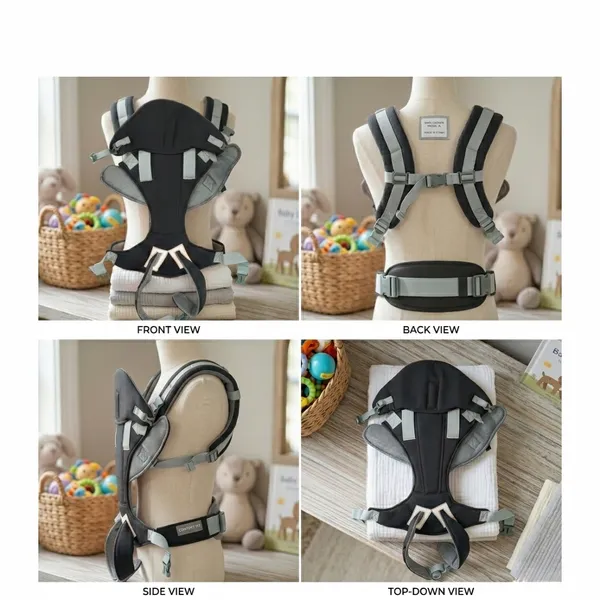 NikkiPuchu_baby_carrierBlack_Adjustable_Baby_Carrier_for_Infants_BCB002