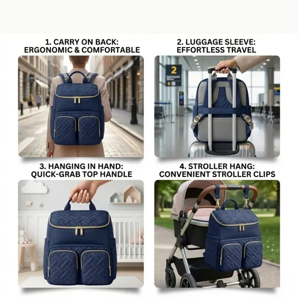 NikkiPuchu_Kroma_Navy_Quilted_Backpack_for_Women_D-4-Blue